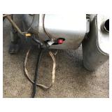 Vintage Wooden Plane Propeller with Small Engine