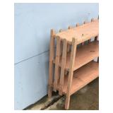 Solid Wood 3 Tier Shelf