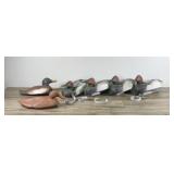 Lot of 6 Duck Decoys