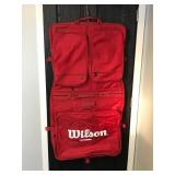 Wilson tour large red garment nylon travel bag