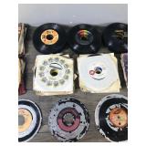 Lot of 45 Vinyl Music Records