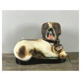 VINTAGE 1979 JIM BEAM DECANTER WHISKEY BOURBON ST BERNARD DOG