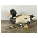3 - Collectible Duck Figurines