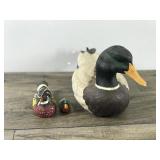 3 - Collectible Duck Figurines