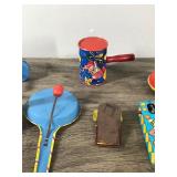 Lot of Vintage Collectible Tin Toy Noise Makers