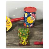 Lot of Vintage Collectible Tin Toy Noise Makers