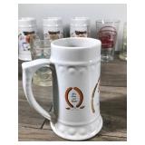 Lot of Collectible Beer Mugs / Glasses & More - Lakemaid Beer Schells & Rapala - Schmidt Beer Collector Series with Fish on them - Smirnoff Mule Copper Cups - New Zealand Steinlager Beer Mugs - Usinge