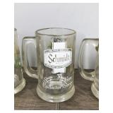 Lot of Collectible Beer Mugs / Glasses & More - Lakemaid Beer Schells & Rapala - Schmidt Beer Collector Series with Fish on them - Smirnoff Mule Copper Cups - New Zealand Steinlager Beer Mugs - Usinge