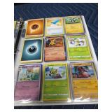 Binder of 90 Pokemon trading cards