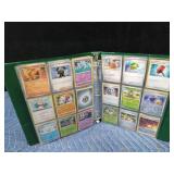 Binder of 90 Pokemon trading cards