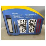 New Solar Powered Address Light