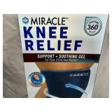 New Miracle Knee Relief Hot / Cold Gel Sleeve