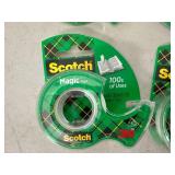6 New Scotch 3/4 inch Tapes