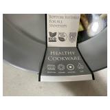 New 11 inch Ceramic Coated Aluminum Induction Safe Frying Pan