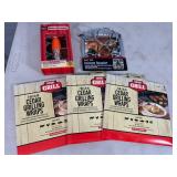 New Beer Can Chicken Roaster, Cedar Grilling Wraps, Spice Grinder