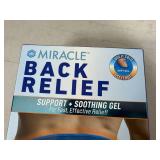 New Miracle Back Relief Hot / Cold Gel Wrap