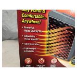 New Handy Heater Pure Warmth Ceramic Space Heater with LED Lights