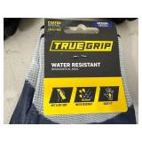5 New Pairs of True Grip Water Resistant Work Gloves - Size M