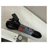 New GE Surge Protector and 9 ft Fabric Covered Extension Cord