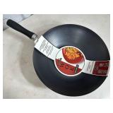 New 6.5 Quart Metal Wok Pan