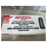 4 New Milwaukee Carbide Tooth Hole Saws - 4 Sizes