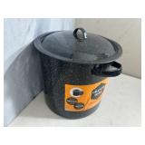 New Granite Ware 15.5 qt Stock Pot with Steam Insert
