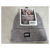 New Night Owl Rechargeable LED Lighted Beanie Hat - Adult Grey