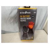 New Pair of Action Heat Battery Heated Winter Gloves - Women