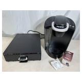 Keurig Coffee Maker and Coffee Storage Drawer