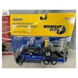 New Case and New Holland Tractor Pulling Tractors and Weight Sled Toy Sets
