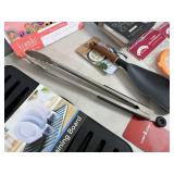 Assorted New Kitchen Accessories, Drain Board, Ice Trays, Reusable Bags, Etc.