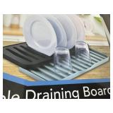 Assorted New Kitchen Accessories, Drain Board, Ice Trays, Reusable Bags, Etc.