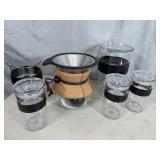 New Bodum Pour-Over Coffee Maker and Assorted Containers