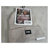 New Night Owl Rechargeable LED Lighted Beanie Hat - Adult Beige