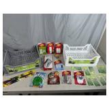 New Storage Crates, Assorted Household, Office Supplies, Command Hooks, and More