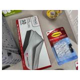 New Storage Crates, Assorted Household, Office Supplies, Command Hooks, and More