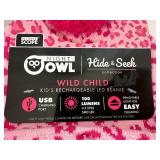 New Night Owl Rechargeable LED Lighted Beanie Hat - Kids