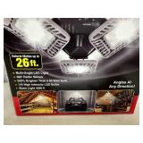 New TriBurst LED Garage Light - Multi-Directional Light - Motion Detecting