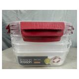 New 6 Piece Nest Lock Joseph Joseph Food Storage Set