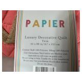 New Luxury Decorative Quilt - Twin Size