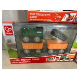 New Hape Toys, Trains, Firetruck, Police, Etc