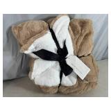New Newport Faux Fur Sherpa Throw Blanket - Super Soft!