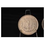 Morgan Silver Dollar Pair - 1889 & 1886