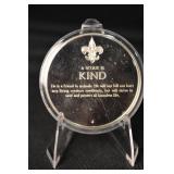 Norman Rockwell Boy Scouts 1oz Sterling Silver Coin