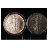 American Silver Eagles 1 oz .999 Fine Silver Pair (1993 & 1994)