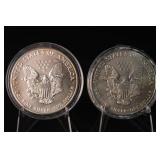 American Silver Eagles 1 oz .999 Fine Silver Pair (1993 & 1994)