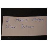 Morgan Silver Dollars 1921-S