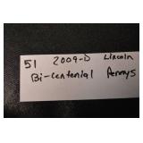 Lincoln Bicentennial Cent 2009 - Lot of 51