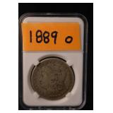 Morgan Silver Dollar 1889-O - One Dollar Coin (New Orleans Mint)