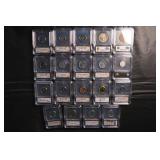 ICG Genuine World Coins Lot in Graded Holders - East Caribbean States, Czech Koruna, Jamaica